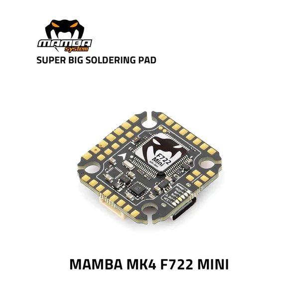 Diatone MAMBA MK4 F722 MINI Flight Controller - 20x20mm at WREKD Co.