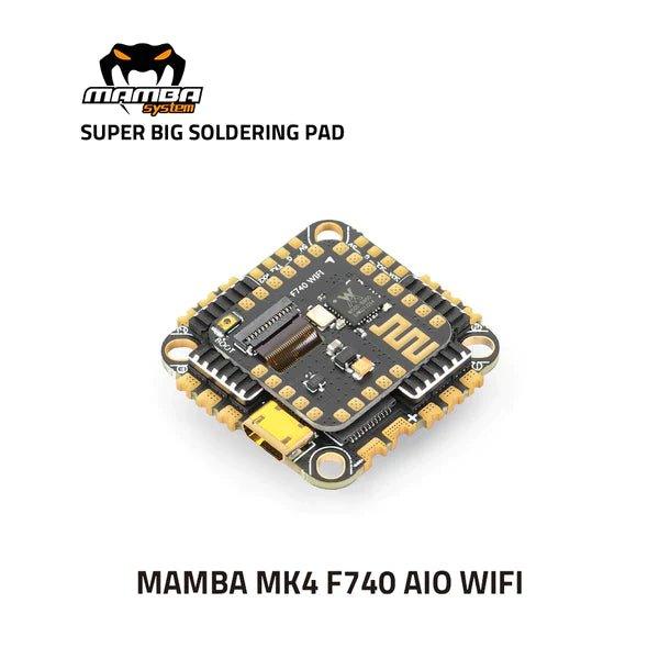 Diatone MAMBA MK4 F740 40A 6S 32bit AIO Flight Controller/ESC - 25.5x25.5mm - WiFi Version at WREKD Co.