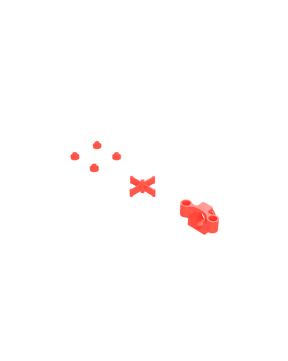 DinDrones OZR-5X - Misc TPU parts at WREKD Co.