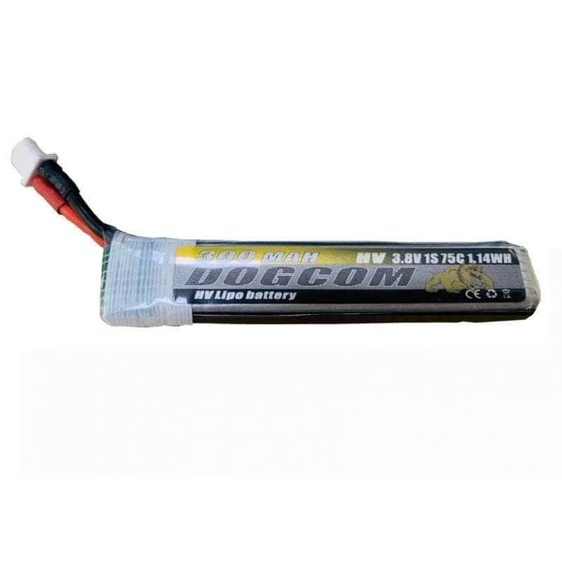 Batería DogCom LiHV 3,8 V 1S 300 mAh 75 C con cable - BT2.0