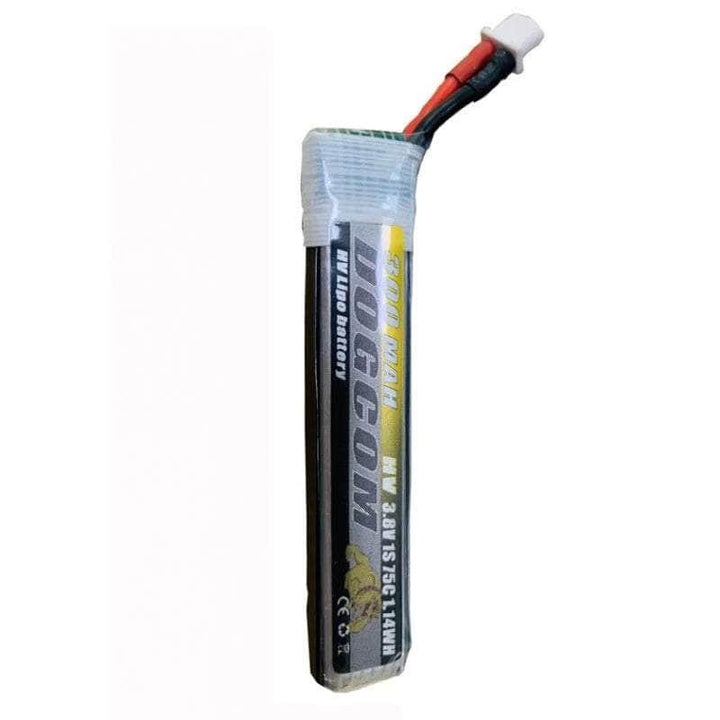 Batería DogCom LiHV 3,8 V 1S 300 mAh 75 C con cable - BT2.0