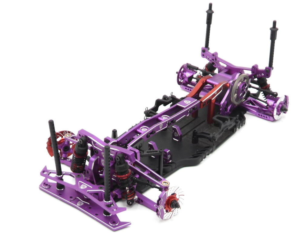 Powerhobby Aluminum Upper Deck Connector Red MST RMX 2.5