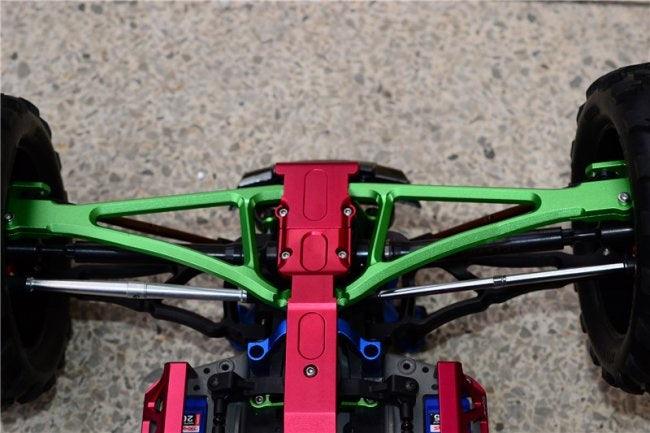 GPM ALUMINUM FRONT LOWER SUSPENSION ARM TRAXXAS E-REVO / SUMMIT / REVO BLUE