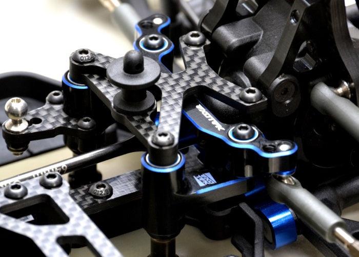 Exotek 1935 +4mm HD Steering Rack 7065 2 Color Anodized Associated B74