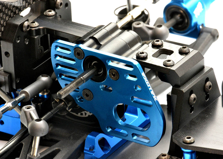 Exotek 2123 Associated DR10M Alloy 3 Gear Gearbox with Motor Plate 7075