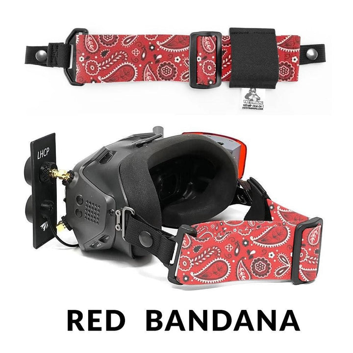 FatStraps 2" FPV Goggle Strap for Fatshark, Walksnail or DJI - Choose Your Style