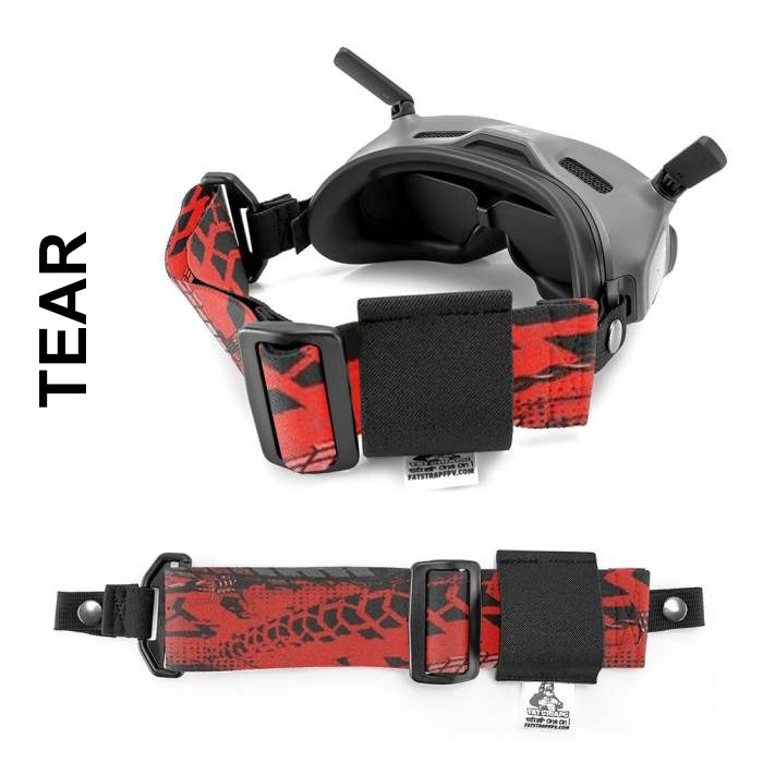 FatStraps 2" FPV Goggle Strap for Fatshark, Walksnail or DJI - Choose Your Style