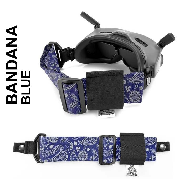 FatStraps 2" FPV Goggle Strap for Fatshark, Walksnail or DJI - Choose Your Style
