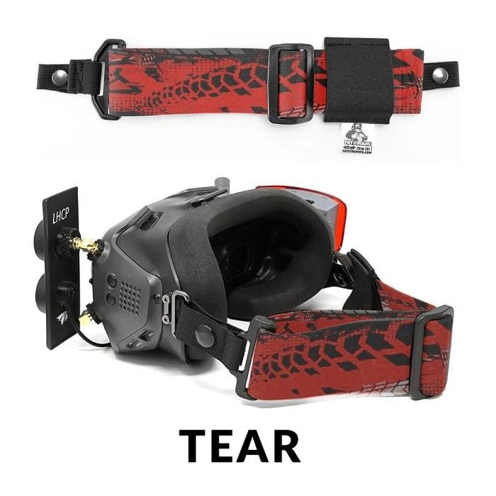 Correa para gafas FPV FatStraps de 2" para Fatshark, Walksnail o DJI: elige tu estilo