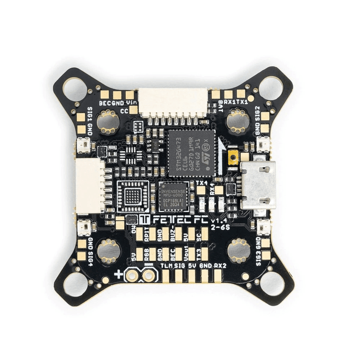 Fettec G4-N V1.7 FPV Drone Flight Controller - 20x20mm & 30x30mm at WREKD Co.