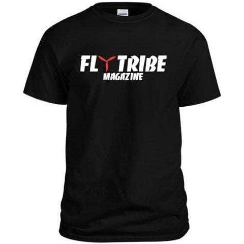 Fly Tribe Magazine FTM Logo T-Shirts - Black - Choose Your Size at WREKD Co.