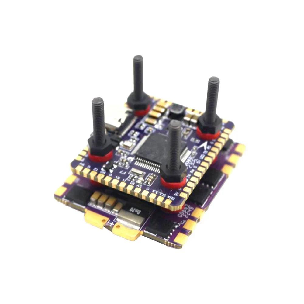(PRE-ORDEN) Flycolor Raptor TR20 Mini Stack - Controlador de vuelo F722 60A 3-6S BLHeli32 4 en 1 ESC - 20x20mm