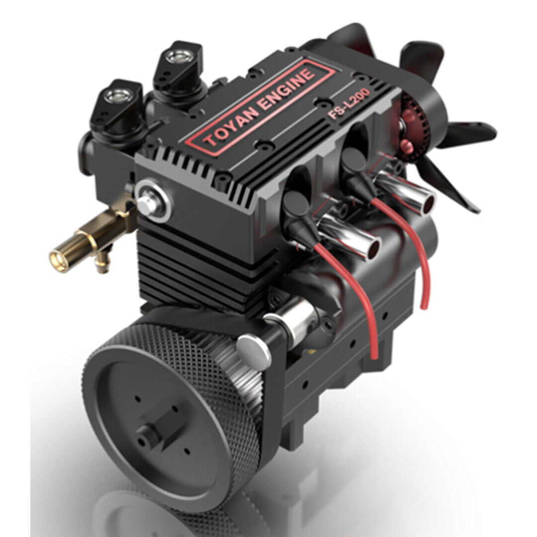 Toyan FS-L200 Twin-Cylinder Four-Stroke Nitro RC Engine