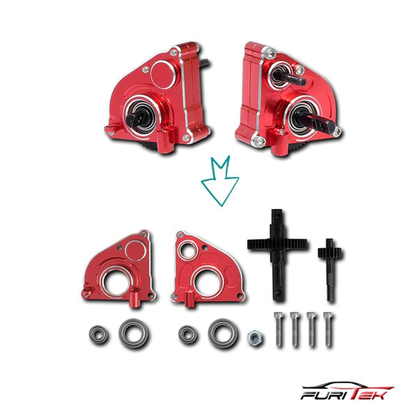 Furitek Mini Stellar Transmission & Mini Komodo Brushless Motor FCX24 & Cayman