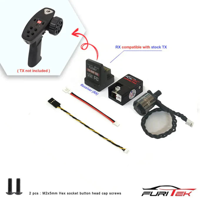Furitek Hobby Plus Evo Pro Starter 2S Brushless ESC Venom Motor 3450kV Flysky