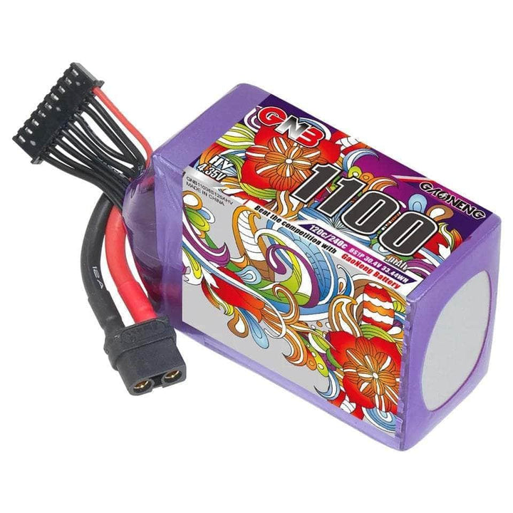 Gaoneng GNB 30.4v 8S 1100mAh 120C LiHV - XT60 at WREKD Co.