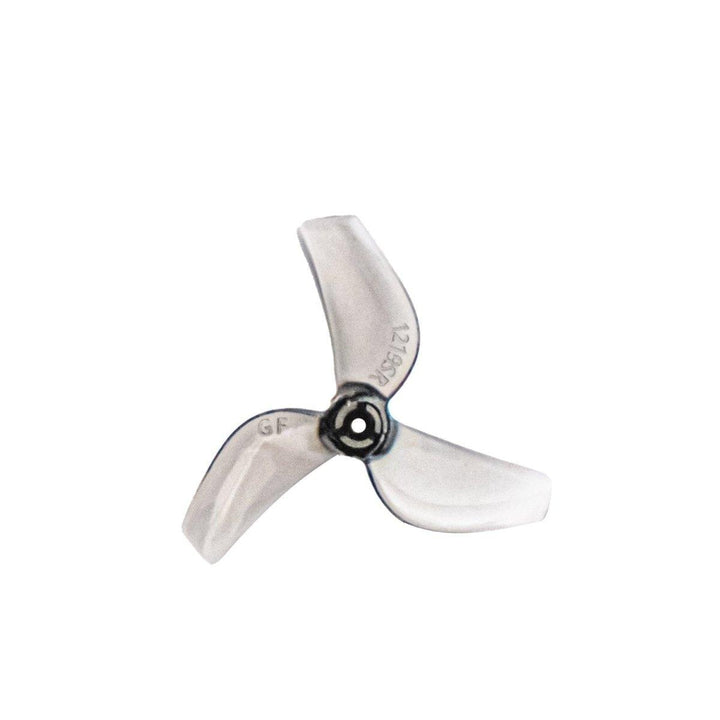 Gemfan 1219S 31mm Tri - Blade Propeller for 0.8mm/1mm Shaft NY (8 Pack) - Choose Shaft/Color at WREKD Co.