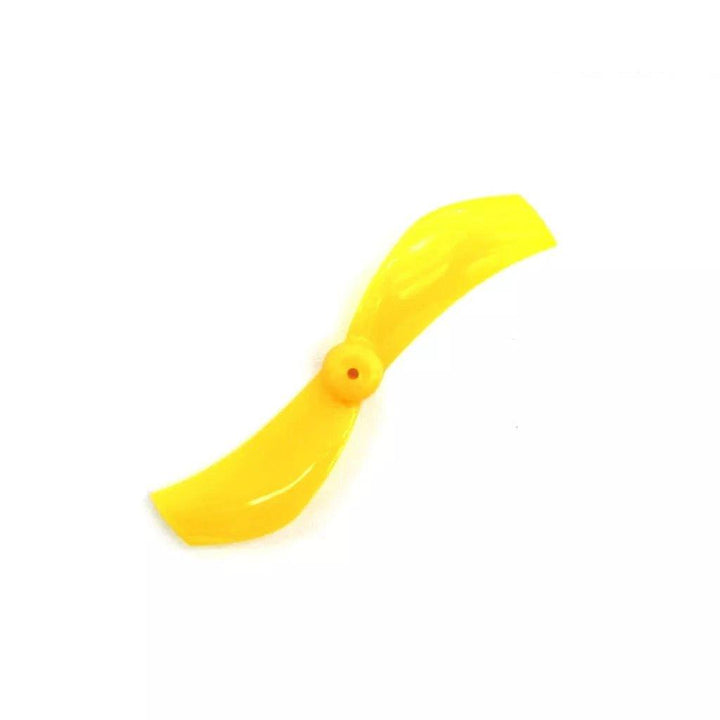 Gemfan 40mm 1610-2 / 1.6" Bi-Blade Micro/Whoop FPV Drone Props for 1mm Shaft (8 Pack) - WREKD Yellow at WREKD Co.