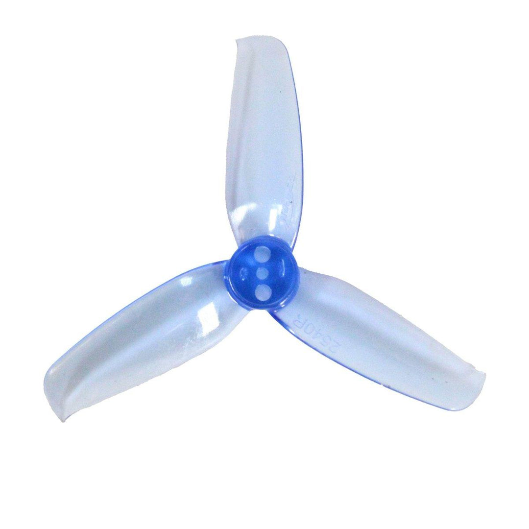 Gemfan Flash 2540 Tri-Blade 2.5" Prop (1.5mm Shaft) 8 Pack - Choose Your Color at WREKD Co.