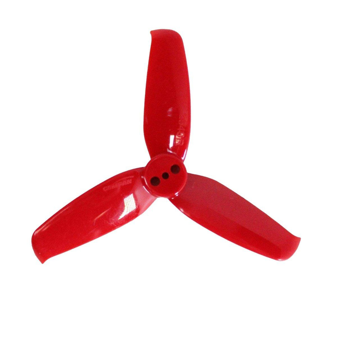 Gemfan Flash 2540 Tri-Blade 2.5" Prop (1.5mm Shaft) 8 Pack - Choose Your Color at WREKD Co.