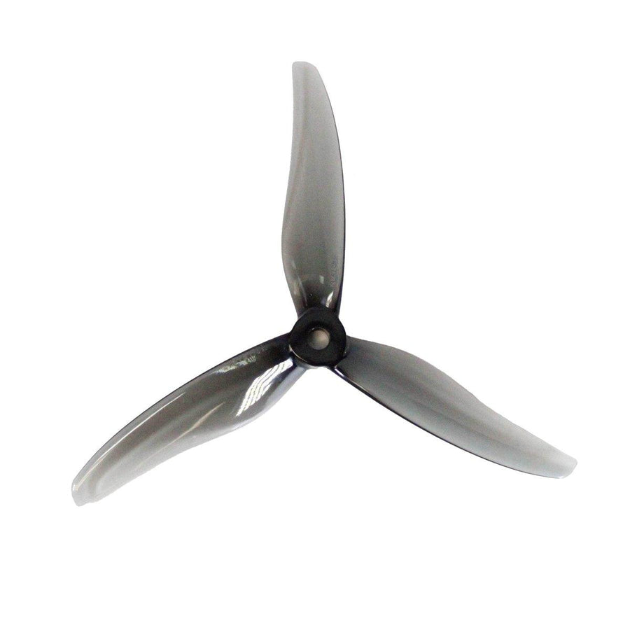 Gemfan Fury 5131.0 Tri-Blade 5" Prop 4 Pack - Clear Gray at WREKD Co.