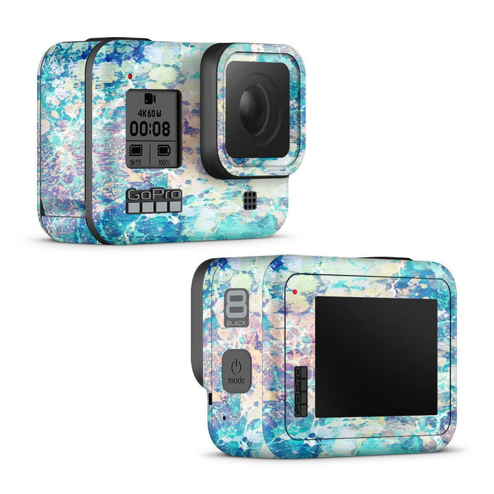 GoPro Hero 8 Black Marble Series Skins at WREKD Co.