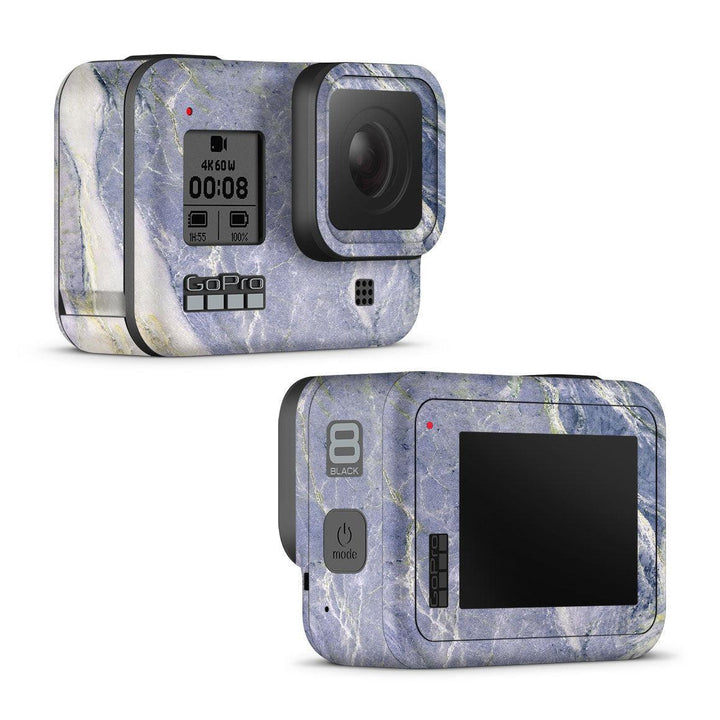 GoPro Hero 8 Black Marble Series Skins at WREKD Co.