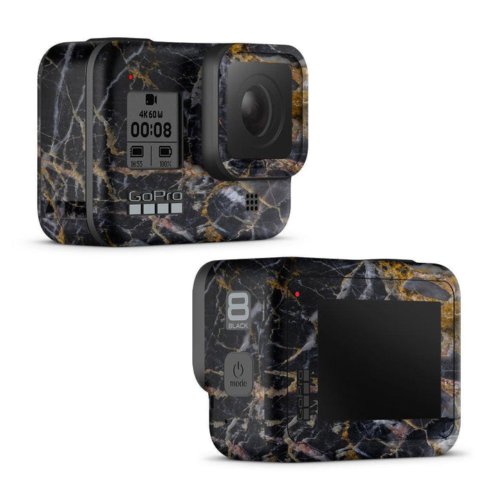 GoPro Hero 8 Black Marble Series Skins at WREKD Co.