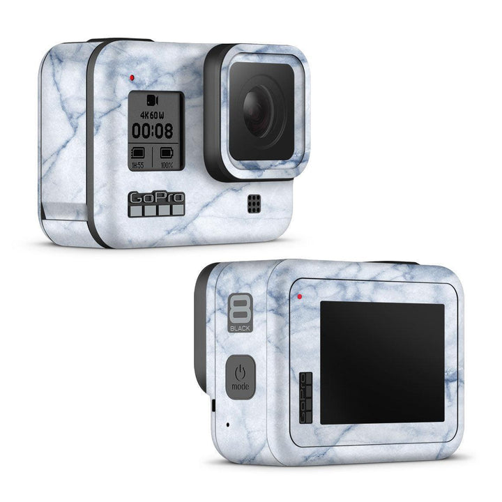 GoPro Hero 8 Black Marble Series Skins at WREKD Co.