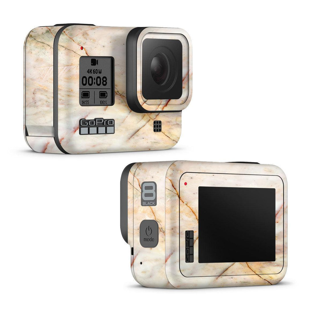 GoPro Hero 8 Black Marble Series Skins at WREKD Co.