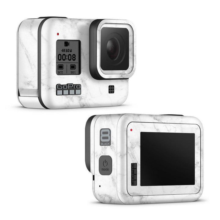 GoPro Hero 8 Black Marble Series Skins at WREKD Co.