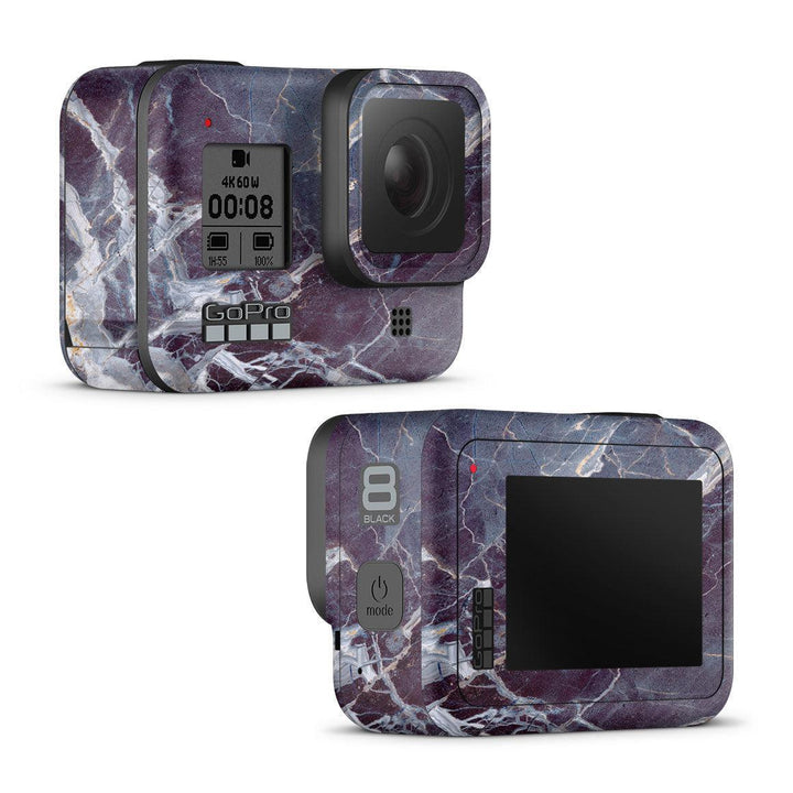 GoPro Hero 8 Black Marble Series Skins at WREKD Co.