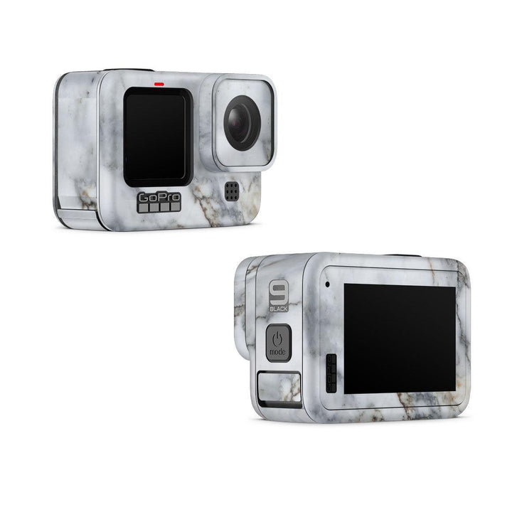 GoPro Hero 9 Black Marble Series Skins at WREKD Co.