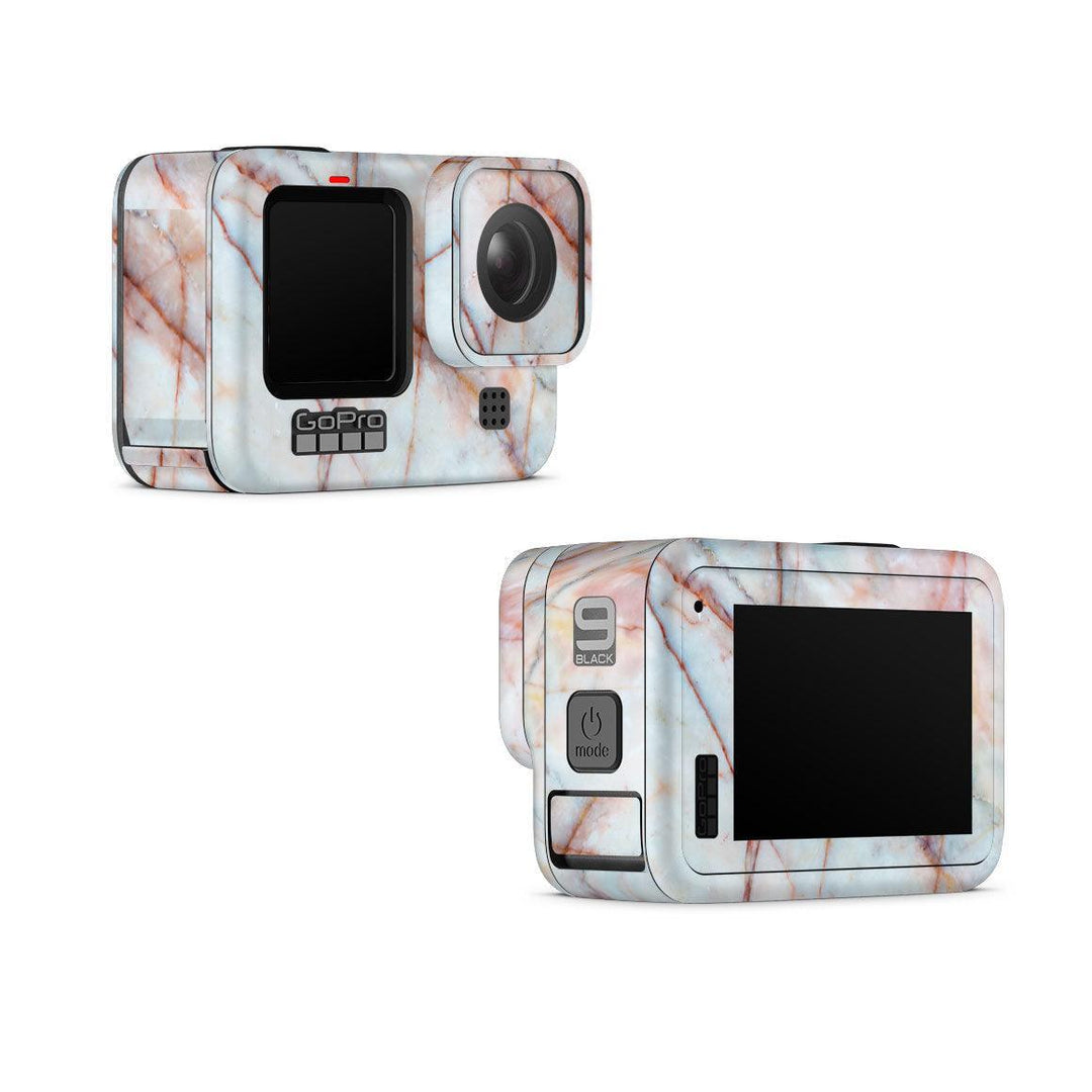 GoPro Hero 9 Black Marble Series Skins at WREKD Co.