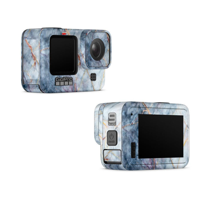 GoPro Hero 9 Black Marble Series Skins at WREKD Co.