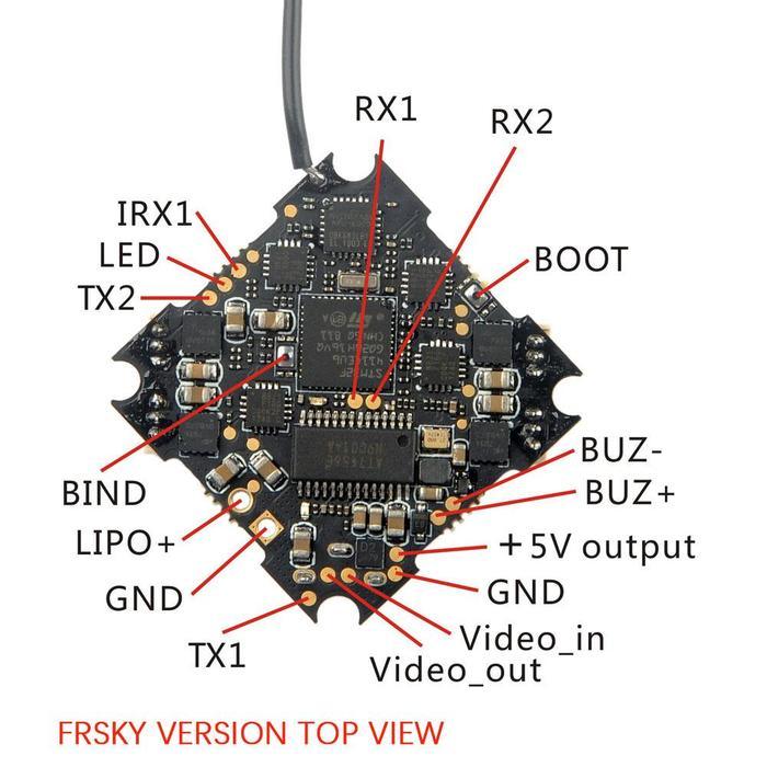 Happymodel CrazyBee F4 Pro V3 AIO Whoop Flight Controller For Larva / Sailfly / Mobula at WREKD Co.