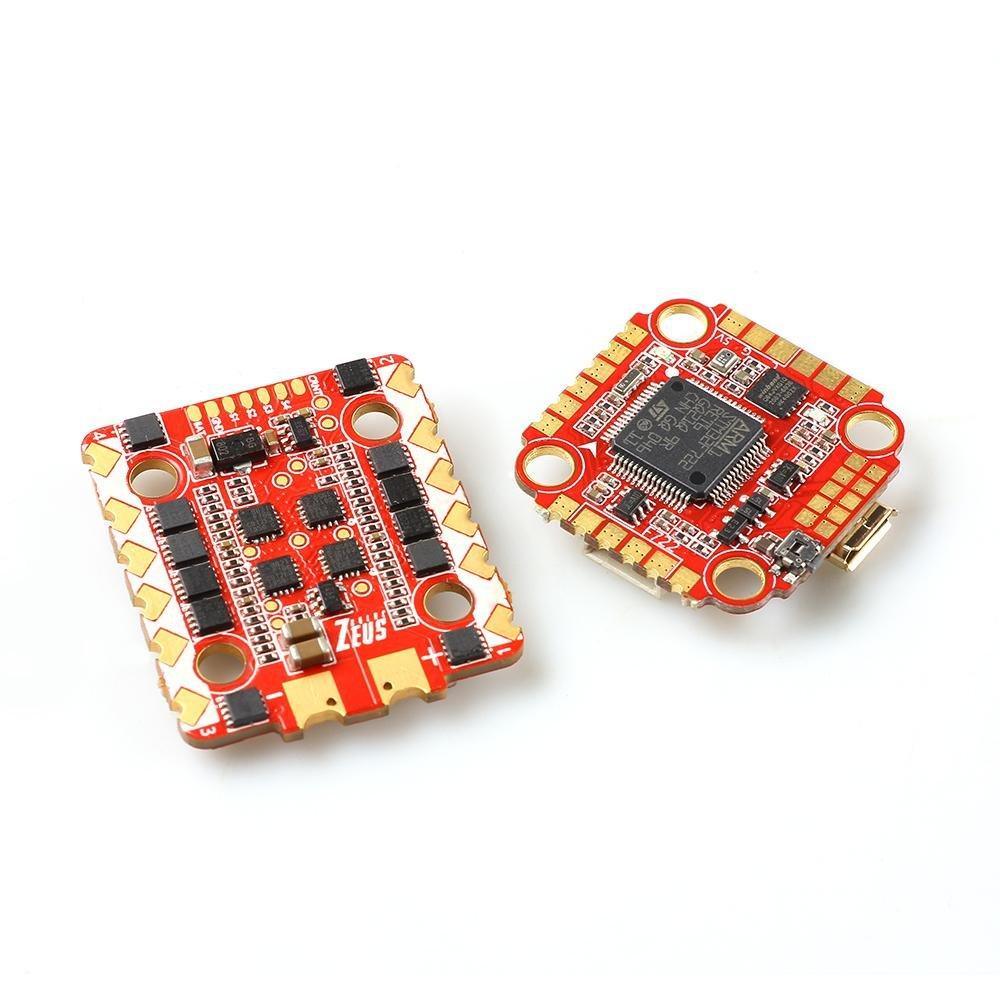 HGLRC Zeus F728 3-6S Stack with F722 Flight Controller & 28A BL_S 4in1 ESC Support I2C function - 20x20mm at WREKD Co.