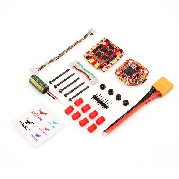 HGLRC Zeus F730 20x20mm Stack F722 Flight Controller w/ 3-6S 30A BL32 4in1 ESC at WREKD Co.