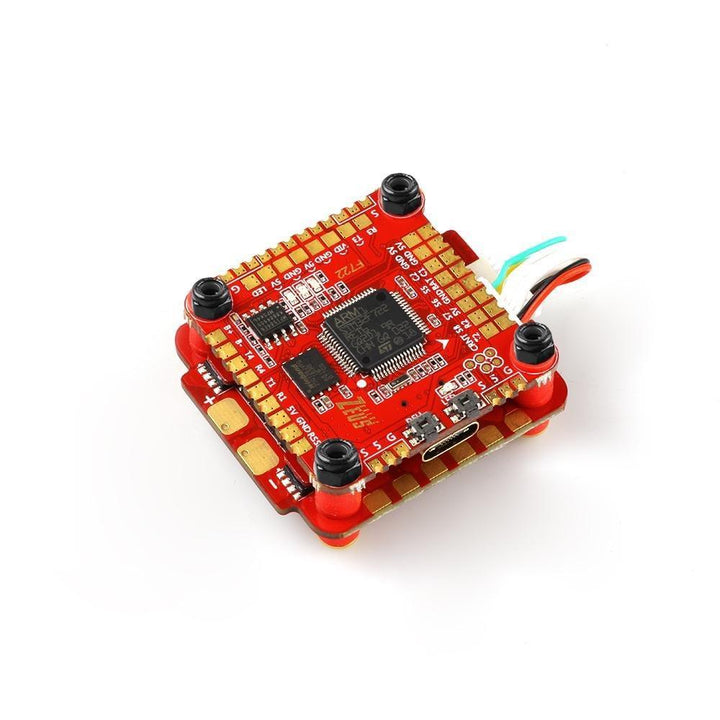 HGLRC Zeus F748 3-6S F722 Stack (Flight Controller + 48A BL_S 4in1 ESC) - 30x30mm at WREKD Co.