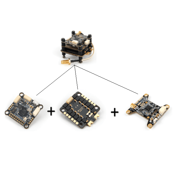 Holybro Kakute H7 BT W/Tekko32 F4 4in1 50A ESC & Atlatl HV V2 STACK - 30x30mm at WREKD Co.