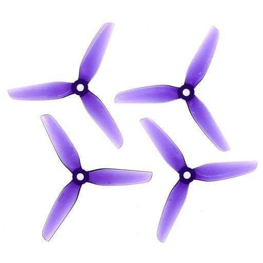 HQ Prop 4x3x3 Tri-Blade 4" Prop Pack 4 Pack - Light Purple at WREKD Co.