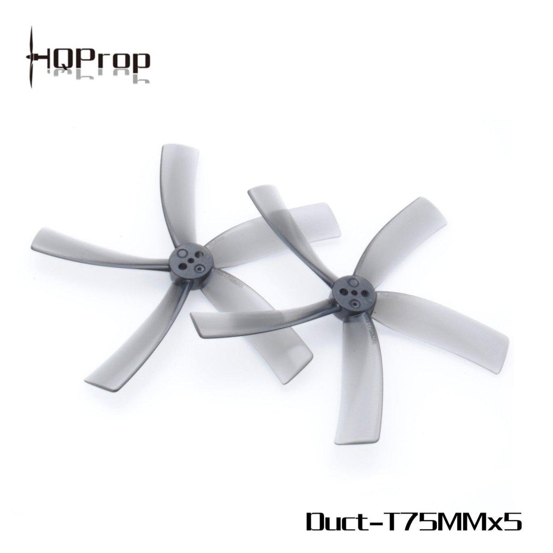 HQ Prop Duct 75mm Cinewhoop Penta-Blade 3" Prop 4 Pack - Grey at WREKD Co.