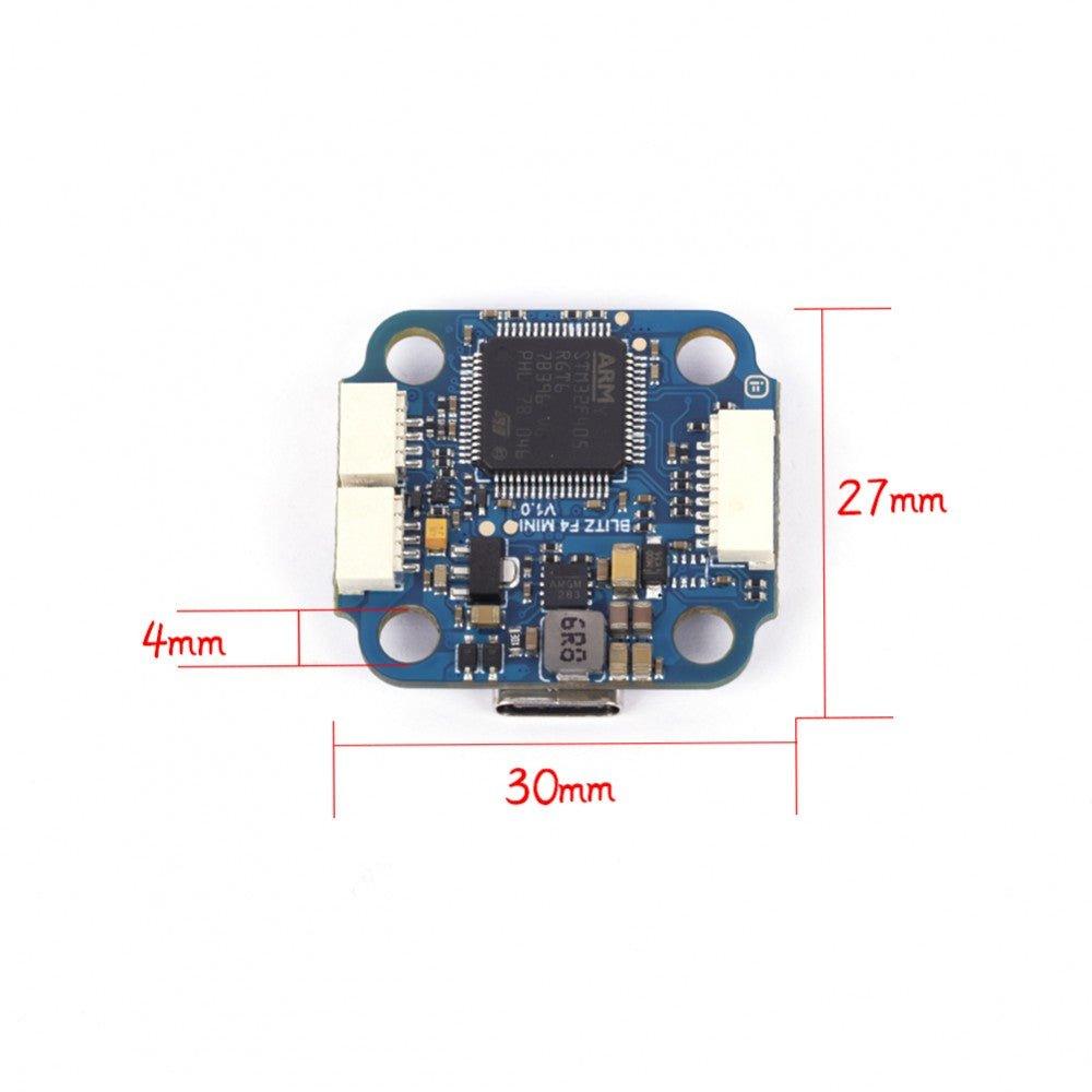 iFlight BLITZ Mini F4 Flight Controller (STM32F405, MPU6000) - 20x20mm at WREKD Co.