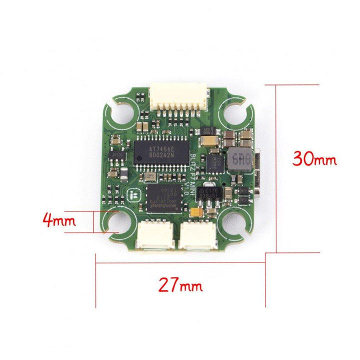 iFlight BLITZ Mini F7 Flight Controller (STM32F722, MPU6000) - 20x20mm at WREKD Co.