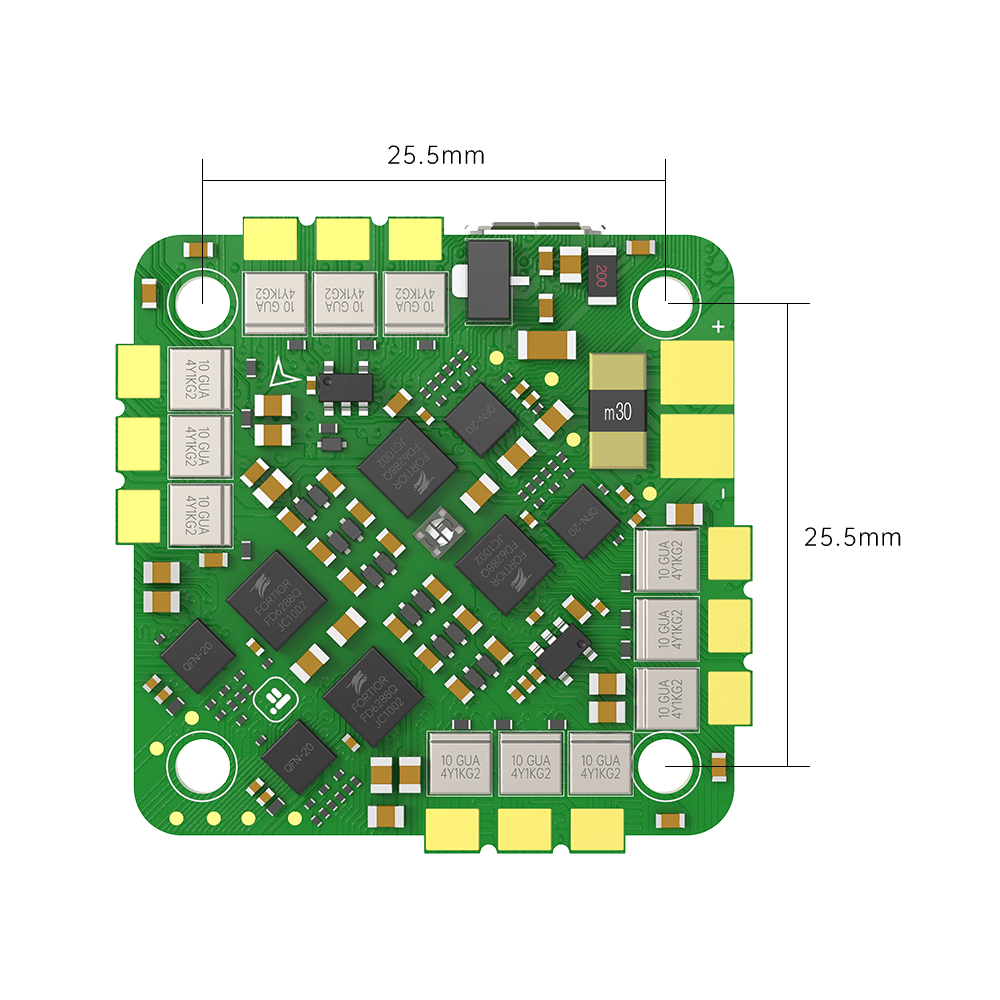 iFlight Blitz Whoop F7 AIO [V1.1] 2-6S AIO Toothpick / Whoop Flight Controller (w/ 55A 8Bit 4in1 ESC) at WREKD Co.