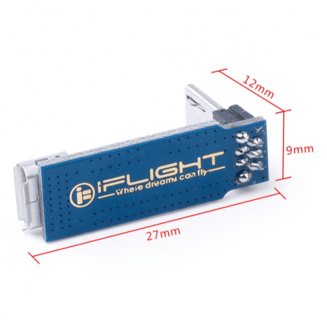 iFlight Micro-USB 90° Adapter (Male-Female) at WREKD Co.