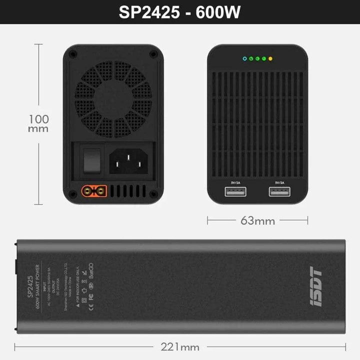 ISDT SP2425 24V 600W 25A Power Supply at WREKD Co.