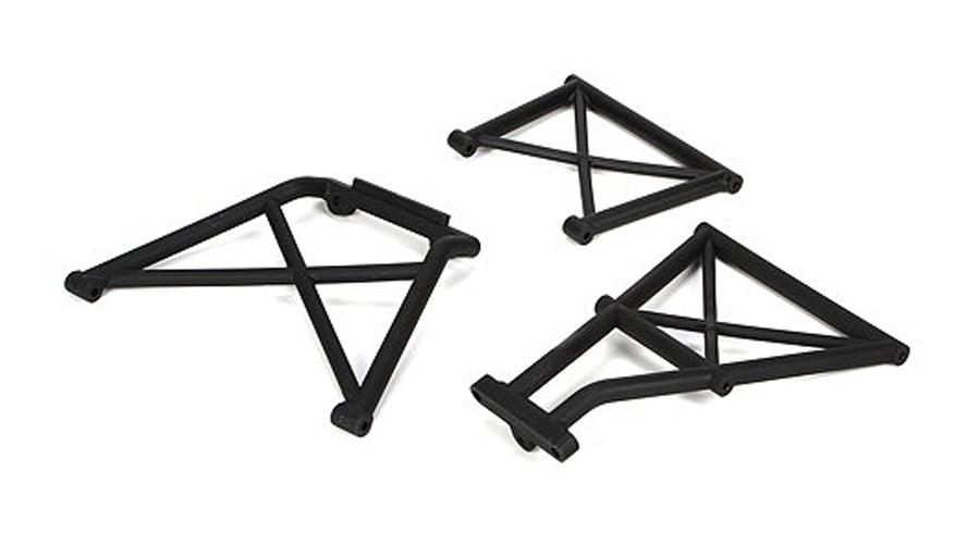 Losi LOSB2576 Rear Bumper Brace Set (3): 5IVE-T
