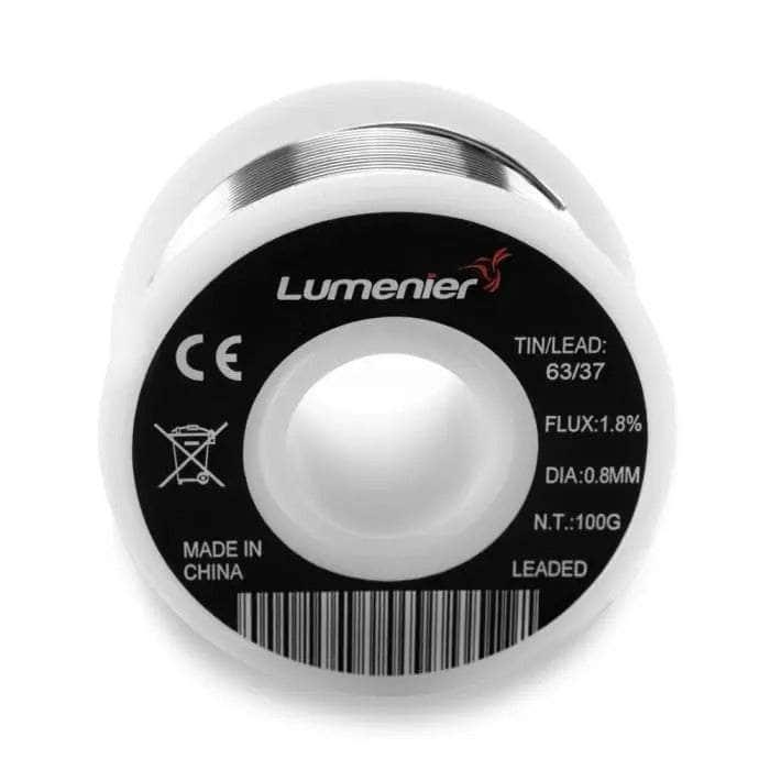 Soldadura cuádruple Lumenier - 63/37, 0,8 mm, 100 g