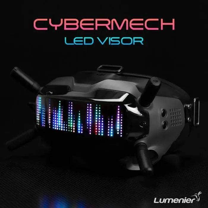 Lumenier CYBERMECH LED Visor for DJI FPV Goggles at WREKD Co.